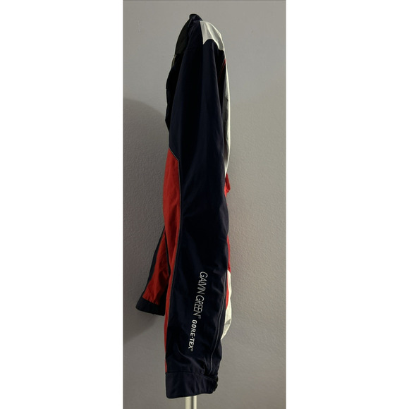 GALVIN GREEN GORE-TEX Men's XL Paclite Quarter Zip Pullover Red White Blue 1928 - Picture 5 of 16